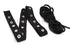 Black Grommet Tape and Black Knit Trim DIY Lace Up Kit for T-shirts